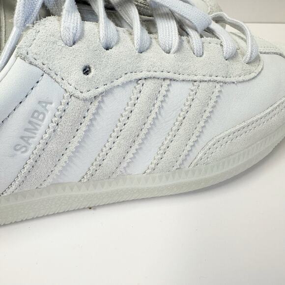 Adidas‎ Samba OG sneaker in "Dash Grey" Mens Size 9 White Gum Sole UK Size 7.5 - Picture 3 of 12